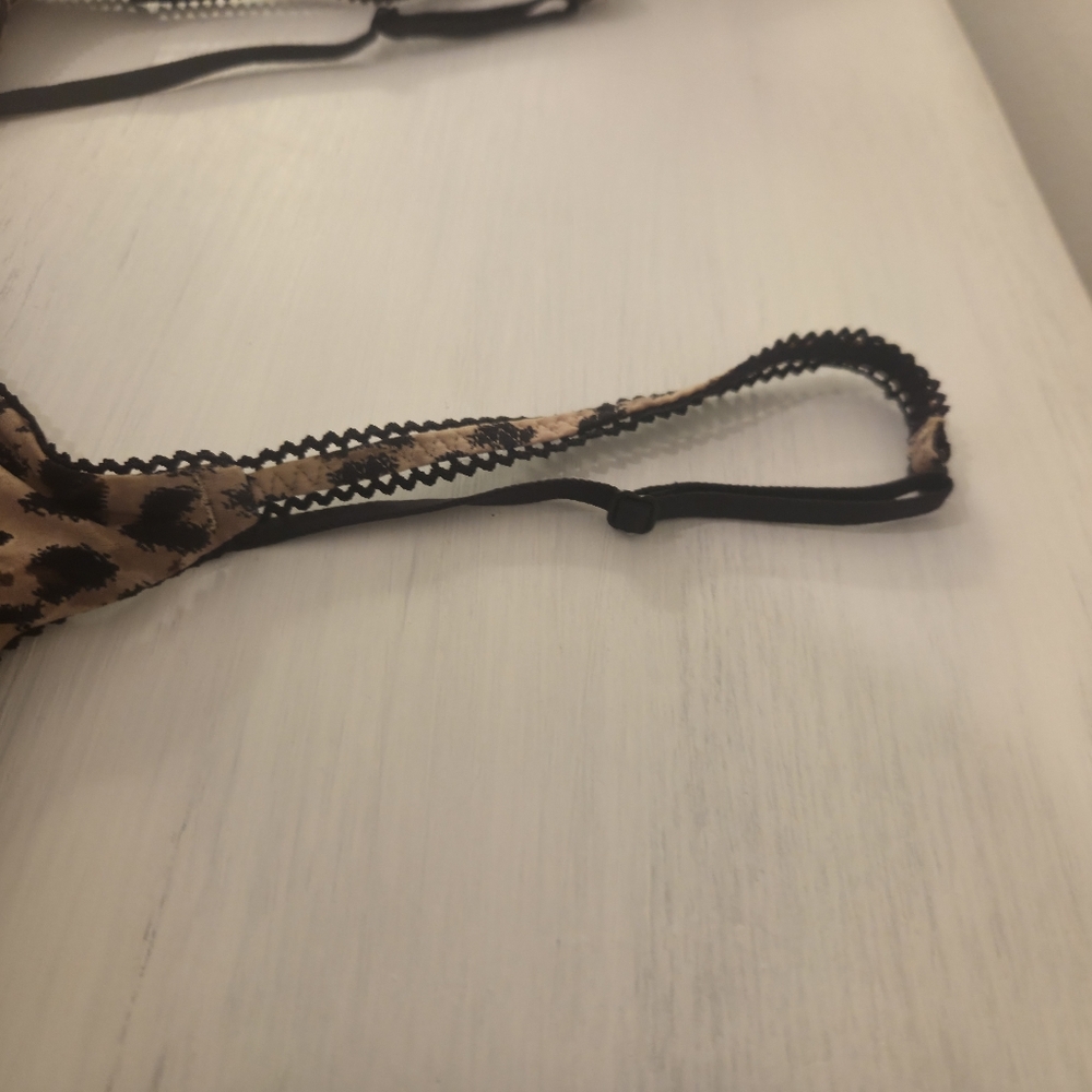 SKIMS Sienna Jaguar Skimpy Picot Scoop Bralette - Picture 9 of 12